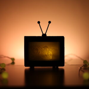 3D Baskılı Kişiye Özel TV Gece Lambası